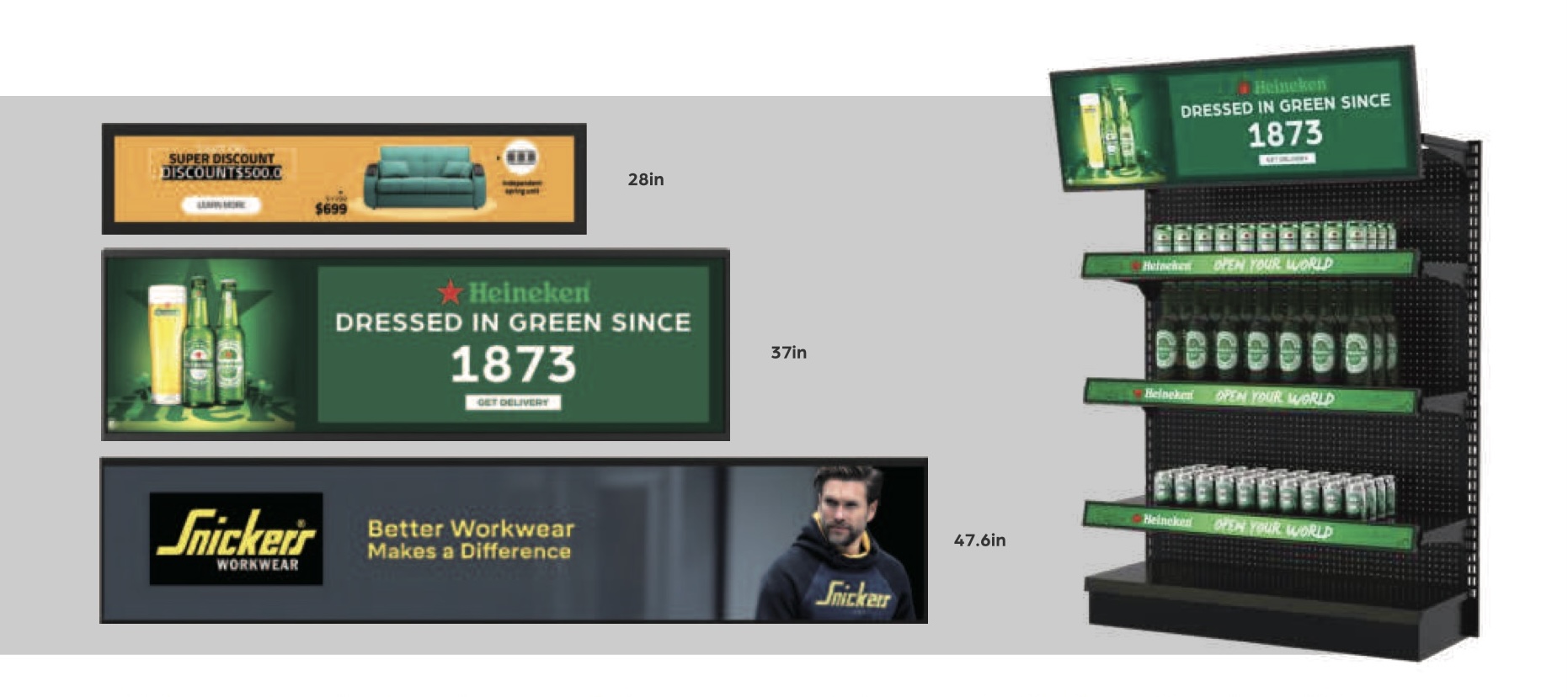 Stretched Bar LCD Display (จอแสดงภาพ LCD)