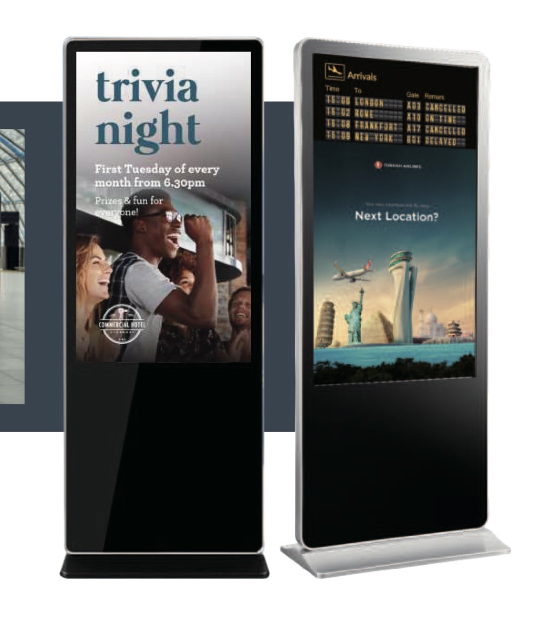 Floor-Standing Digital Signage (ป้ายแสดงผลดิจิตอลแบบตั้งพื้น)
